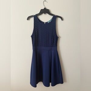 Navy Blue Sleeveless Dress